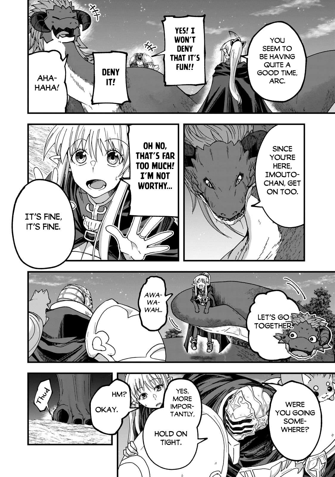 Gaikotsu Kishi-Sama, Tadaima Isekai E Odekake-Chuu Chapter 68.1 - Page 10